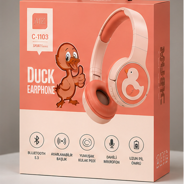 DUCK EARPHONE C-1103 BLUETOOTH KULLAKLIK