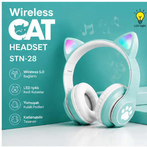 CAT STN-28 RGB ÇOCUK KULLAKLIĞI